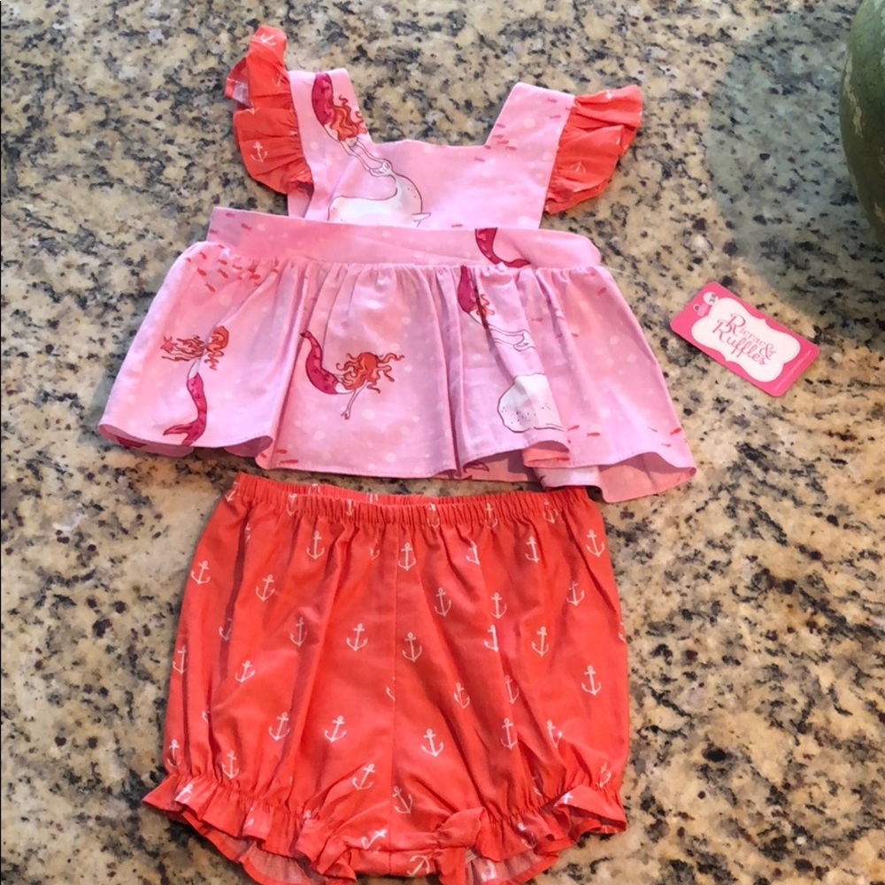 3/6m RicRac pinafore